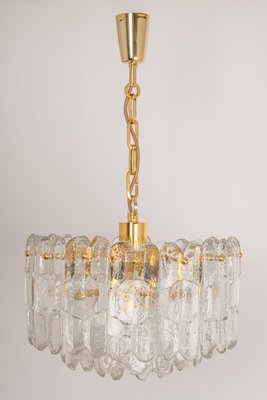 Austrian Gilt Brass Crystal Glass Light Fixture from Kalmar, 1970-UGR-1093006