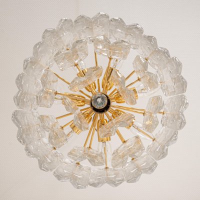 Austrian Gilt Brass Crystal Glass Light Fixture from Kalmar, 1970-UGR-1093006