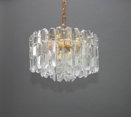 Austrian Gilt Brass Crystal Glass Light Fixture Palazzo from Kalmar 1970-UGR-1086057