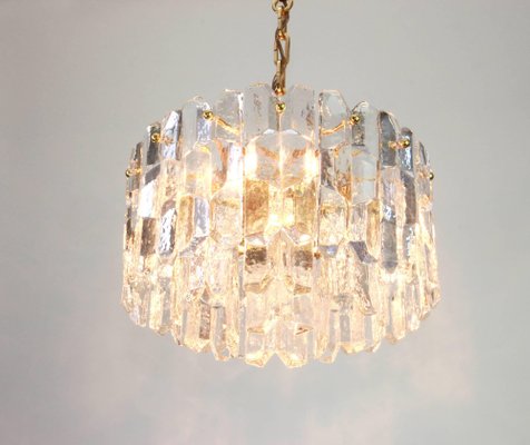 Austrian Gilt Brass Crystal Glass Light Fixture Palazzo from Kalmar 1970-UGR-1086057