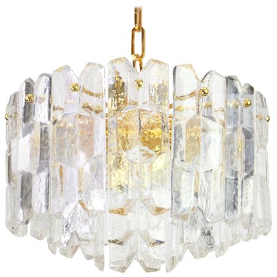 Austrian Gilt Brass Crystal Glass Palazzo Light Fixture from Kalmar, 1970-UGR-1086188