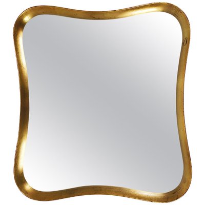 Austrian Gilt Wood Mirror by Max Welz Vienna, 1940s-MWV-1823396