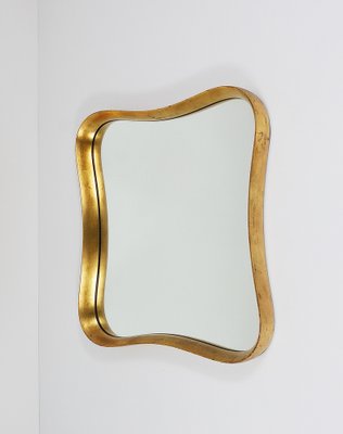 Austrian Gilt Wood Mirror by Max Welz Vienna, 1940s-MWV-1823396