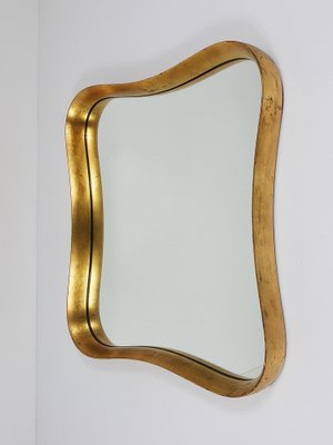 Austrian Gilt Wood Mirror by Max Welz Vienna, 1940s-MWV-1823396