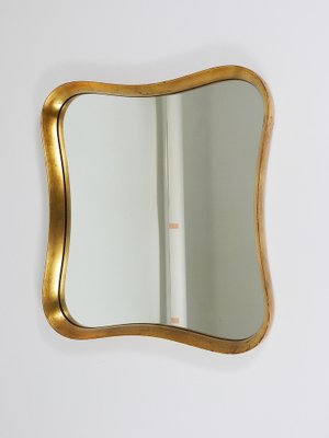 Austrian Gilt Wood Mirror by Max Welz Vienna, 1940s-MWV-1823396