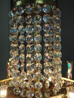 Austrian Glass Chandelier by Oswald Haerdtl for Lobmeyr, 1960s-GKC-605702