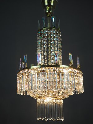 Austrian Glass Chandelier by Oswald Haerdtl for Lobmeyr, 1960s-GKC-605702