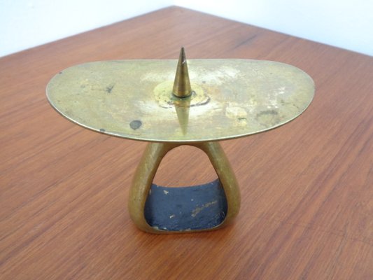 Austrian Model 3600 Candlestick in Brass by Carl Auböck, 1950s-RDW-1220184