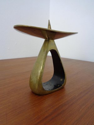 Austrian Model 3600 Candlestick in Brass by Carl Auböck, 1950s-RDW-1220184