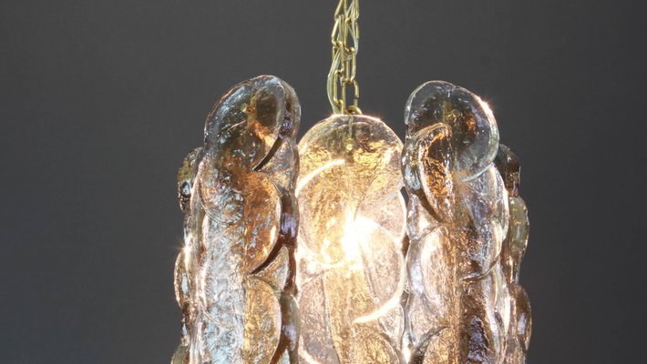 Austrian Murano Smoked Glass Pendant Light by Kalmar, 1970s-UGR-1131341