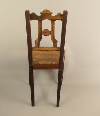 Austrian Rural Plum Wood Chairs, 1820s, Set of 2-KDB-1737107