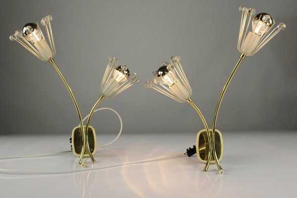 Austrian Sconces by Emil Stejnar for Rupert Nikoll, 1950s, Set of 2-FUP-859975