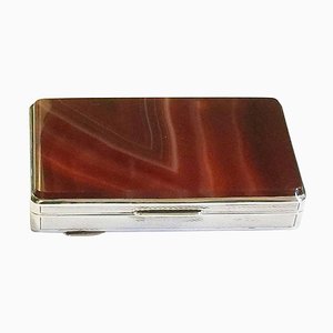 Austrian Silver Agate Box-UCH-1224778