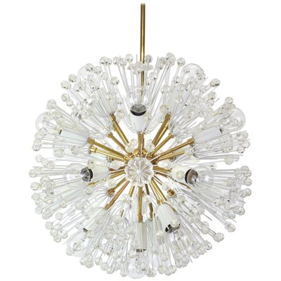 Austrian Starburst Brass Chandelier by Emil Stejnar for Rupert Nikoll, 1960s-UGR-1086075