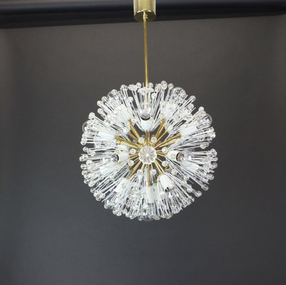 Austrian Starburst Brass Chandelier by Emil Stejnar for Rupert Nikoll, 1960s-UGR-1086075