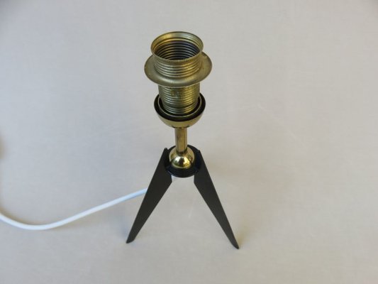 Austrian Tripod Brass Table Lamp, 1950s-EY-632329