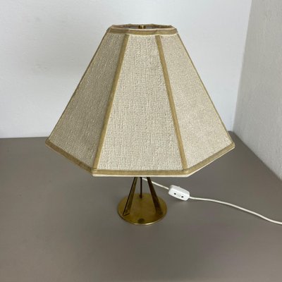 Austrian Tripod Kalmar Style Brass Table Light, 1960s-QZ-1743362