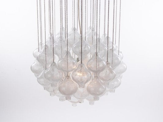 Austrian Tulipan Chandelier or Pendant Light in Blown Glass from Kalmar, 1960s-DEK-932740