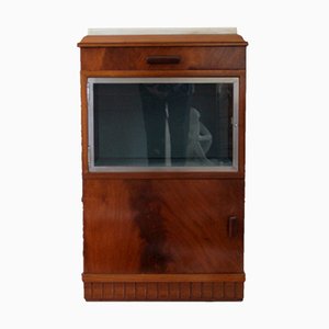 Auxiliary Cabinet with Art Deco Showcase-NE-942058