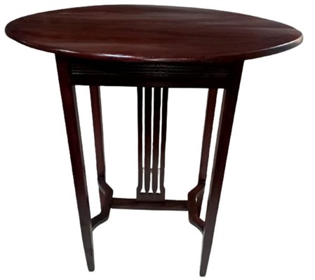 Auxiliary Oval Walnut Table-SNX-1115839