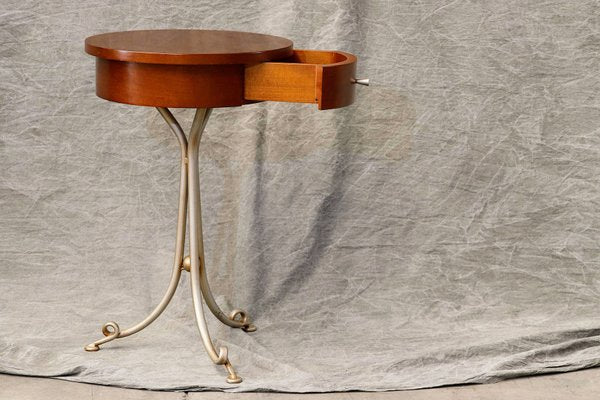 Auxiliary Table in Cherry and Steel-PTH-1336792