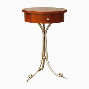 Auxiliary Table in Cherry and Steel-PTH-1336792