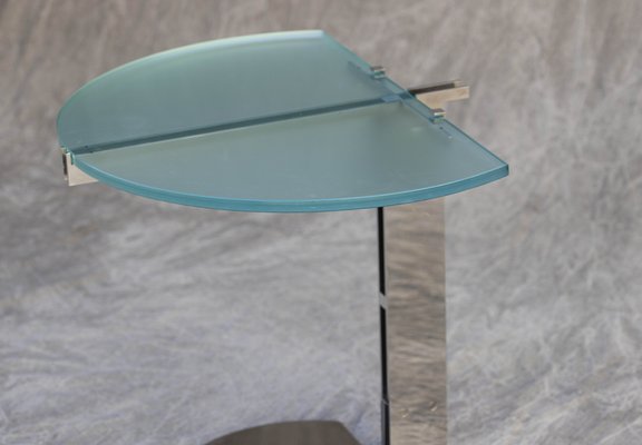 Auxiliary Table with Stainless Steel Structure by Jaime Tressera-PTH-1317779