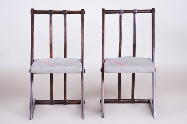 Avant Garde Armchairs, Czechia, 1940s, Set of 2-WHY-1094829