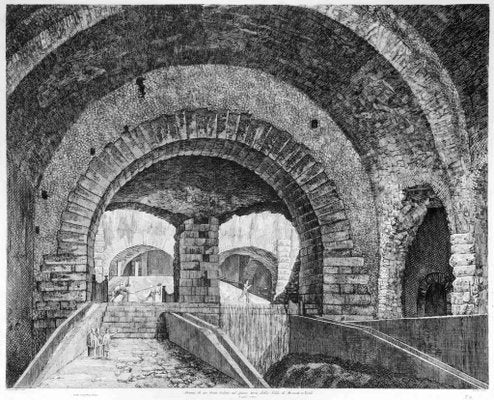 Avanzi di un Gran Salone nel piano terra della Villa di Mecenate in Tivoli 1826-ZCI-759718