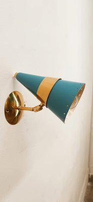 Azure & Gold Adjustable Sconce-QLH-1326293