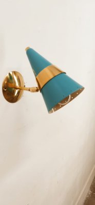 Azure & Gold Adjustable Sconce-QLH-1326293