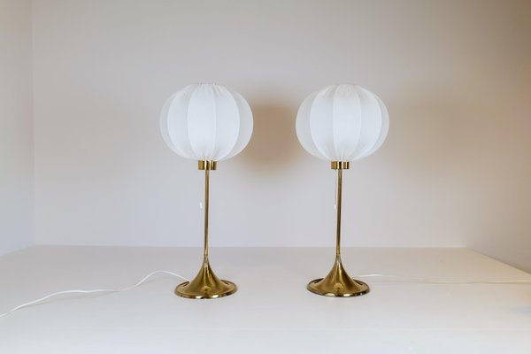 B-024 Table Lamps from Bergboms, 1960s, Sweden, Set of 2-UYK-999409