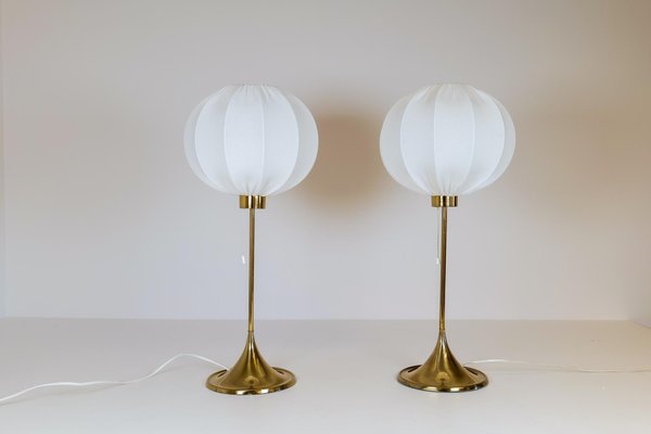 B-024 Table Lamps from Bergboms, 1960s, Sweden, Set of 2-UYK-999409