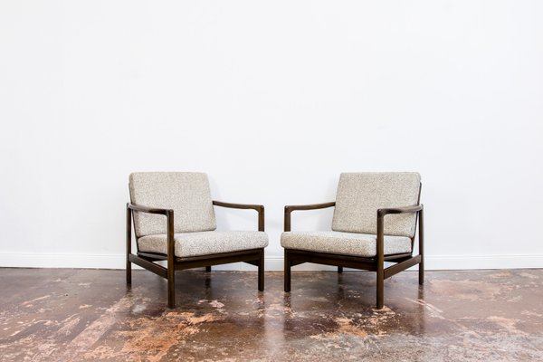 B-7522 Armchairs by Zenon Bączyk, 1960s, Set of 2-IXL-1251894