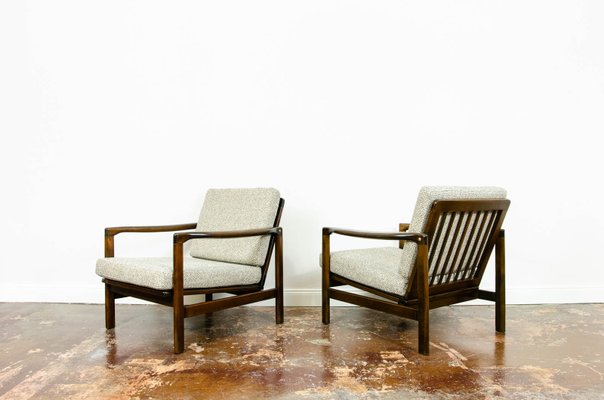 B-7522 Armchairs by Zenon Bączyk, 1960s, Set of 2-IXL-1215589