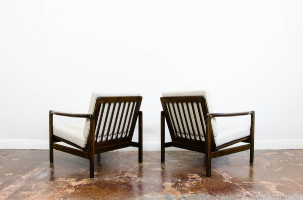 B-7522 Armchairs by Zenon Bączyk, 1960s, Set of 2-IXL-1215591