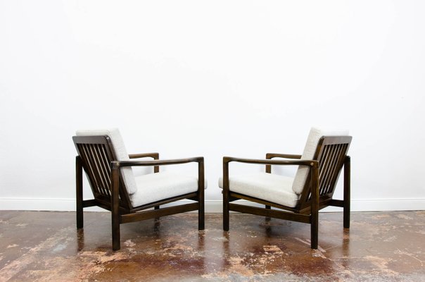 B-7522 Armchairs by Zenon Bączyk, 1960s, Set of 2-IXL-1215591