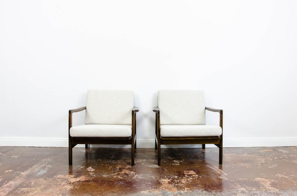 B-7522 Armchairs by Zenon Bączyk, 1960s, Set of 2-IXL-1215591