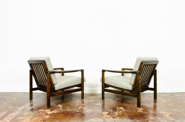 B-7522 Armchairs by Zenon Bączyk, 1960s, Set of 2-IXL-1215589