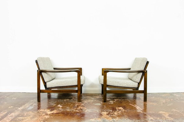 B-7522 Armchairs by Zenon Bączyk, 1960s, Set of 2-IXL-1215589