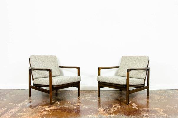 B-7522 Armchairs by Zenon Bączyk, 1960s, Set of 2-IXL-1215589