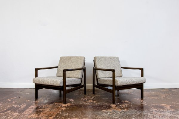 B-7522 Armchairs by Zenon Bączyk, 1960s, Set of 2-IXL-1251894