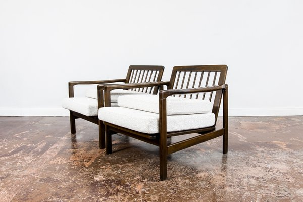 B-7522 Armchairs by Zenon Bączyk, 1960s, Set of 2-IXL-1251896