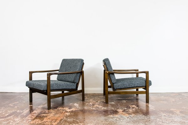 B-7522 Armchairs by Zenon Bączyk, 1960s, Set of 2-IXL-1251893