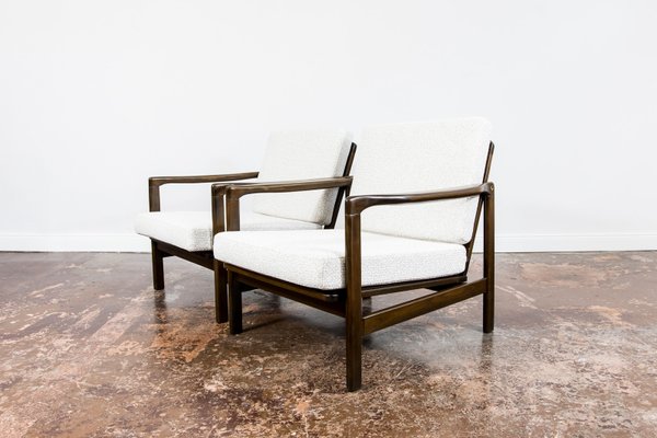 B-7522 Armchairs by Zenon Bączyk, 1960s, Set of 2-IXL-1251896