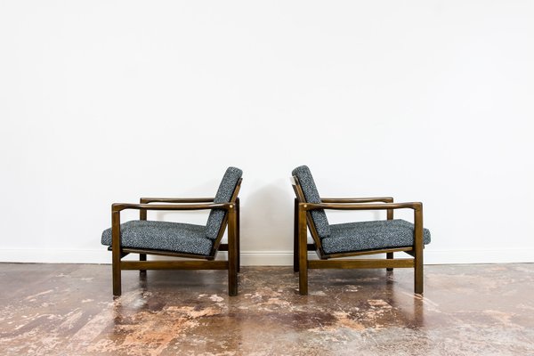 B-7522 Armchairs by Zenon Bączyk, 1960s, Set of 2-IXL-1251893