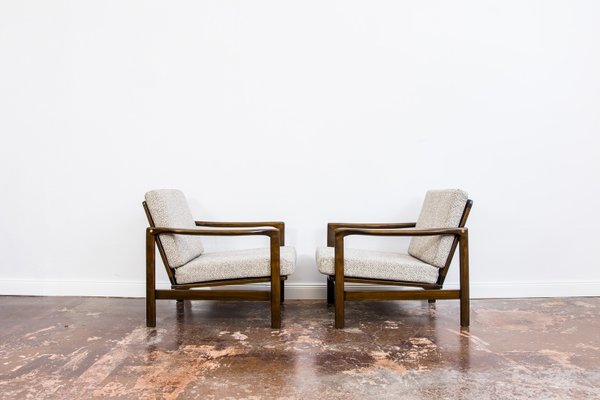 B-7522 Armchairs by Zenon Bączyk, 1960s, Set of 2-IXL-1251894