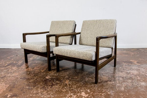 B 7522 Armchairs by Zenon Bączyk, 1960s, Set of 2-IXL-1811392