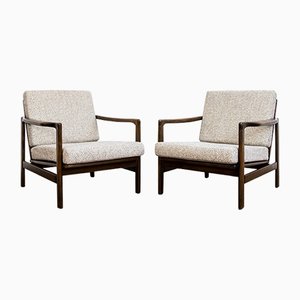 B-7522 Armchairs by Zenon Bączyk, 1960s, Set of 2-IXL-1251894