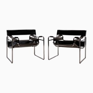 B3 Wassily Chairs by Marcel Breuer, 1960s, Set of 2-WQA-1817986